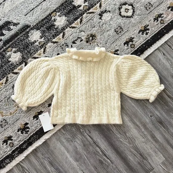 For Love & Lemons Dawn Ruffle Collar Cardi - Picture 6 of 7